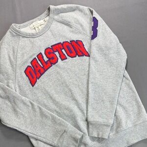 HM LOGG Mens Medium Gray Dalston Graphic Crewneck Sweatshirt